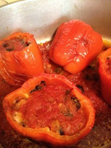 Low Fodmap Stuffed Peppers Baking