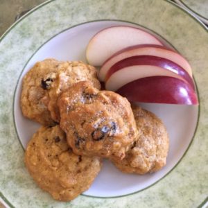 Pumpkin Oatmeal Cookies -ibskitchn.com