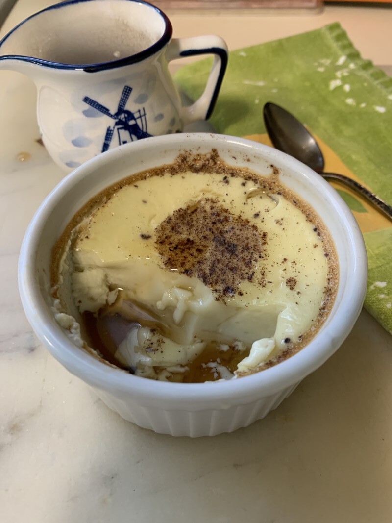 low fodmap custard looks like regular custard